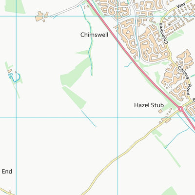 UK Topographic Maps South Cambridgeshire District (TL64) digital map