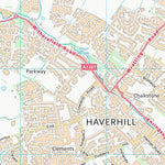 UK Topographic Maps South Cambridgeshire District (TL64) digital map
