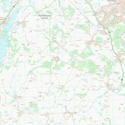 UK Topographic Maps South Derbyshire District (SK21) digital map