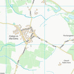 UK Topographic Maps South Derbyshire District (SK21) digital map