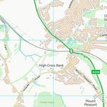 UK Topographic Maps South Derbyshire District (SK21) digital map