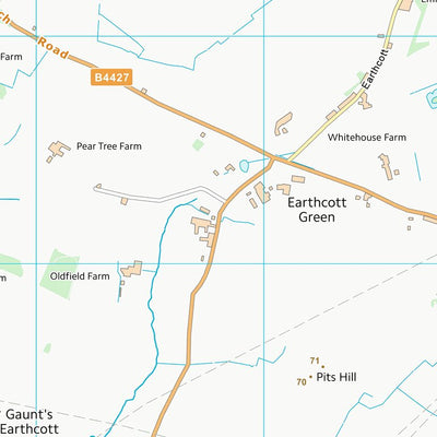 UK Topographic Maps South Gloucestershire (ST68) digital map