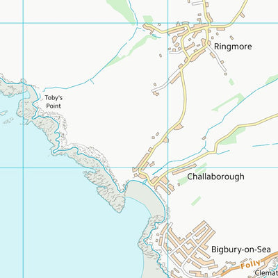 UK Topographic Maps South Hams District (SX64) digital map