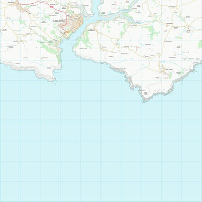 UK Topographic Maps South Hams District (SX73) digital map