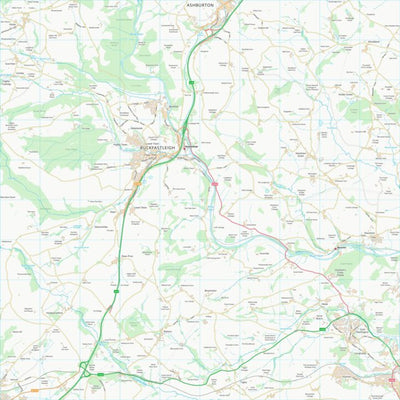 UK Topographic Maps South Hams District (SX76) digital map