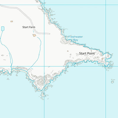 UK Topographic Maps South Hams District (SX83) digital map