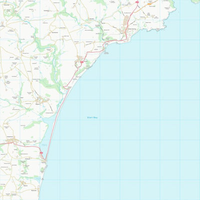 UK Topographic Maps South Hams District (SX84) digital map