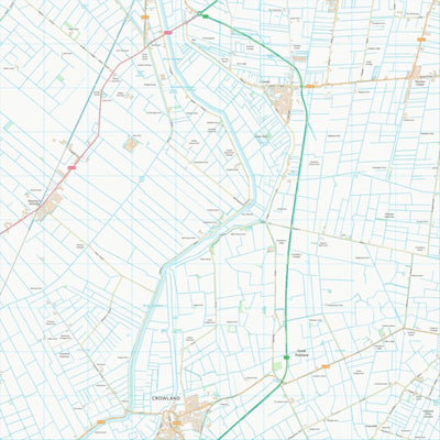 UK Topographic Maps South Holland District (TF21) digital map