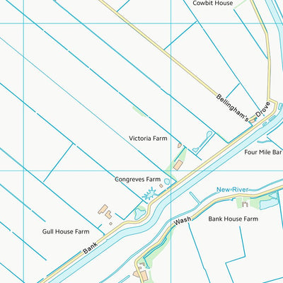 UK Topographic Maps South Holland District (TF21) digital map