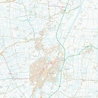 UK Topographic Maps South Holland District (TF22) digital map