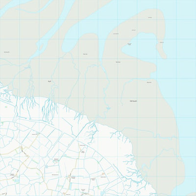 UK Topographic Maps South Holland District (TF43) digital map