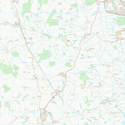 UK Topographic Maps South Kesteven District (TF01) digital map