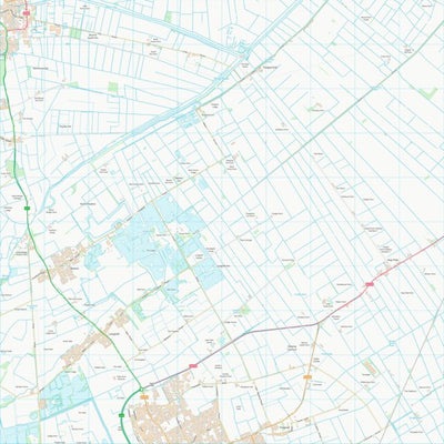 UK Topographic Maps South Kesteven District (TF11) digital map