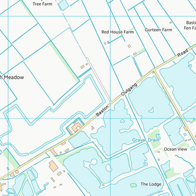 UK Topographic Maps South Kesteven District (TF11) digital map