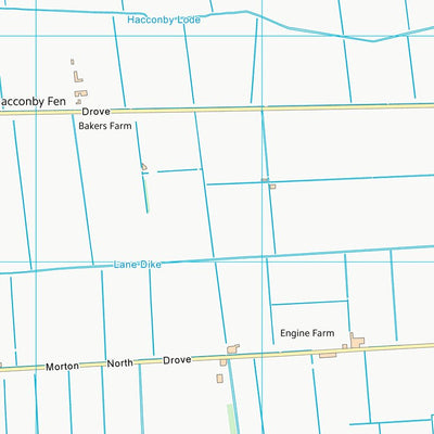 UK Topographic Maps South Kesteven District (TF12) digital map