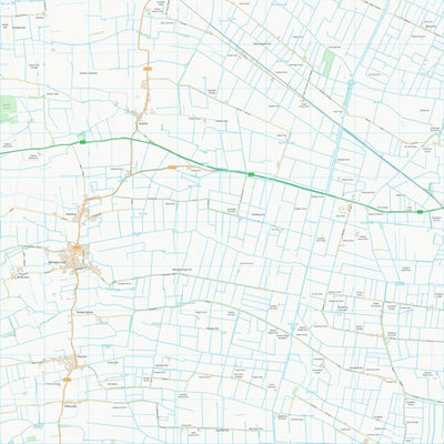 UK Topographic Maps South Kesteven District (TF13) digital map