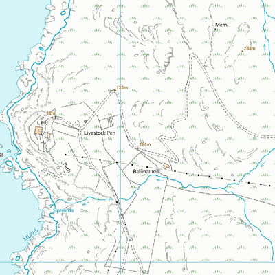 UK Topographic Maps South Kintyre Ward 8 (1:10,000) digital map
