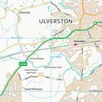 UK Topographic Maps South Lakeland District (SD27) digital map