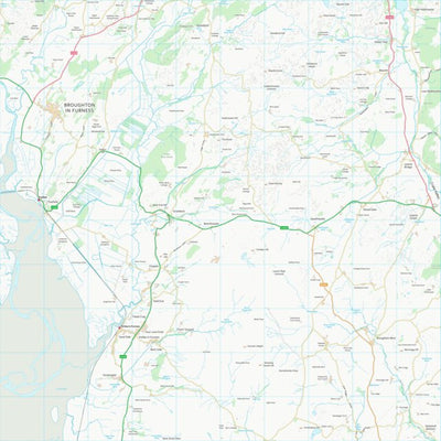 UK Topographic Maps South Lakeland District (SD28) digital map