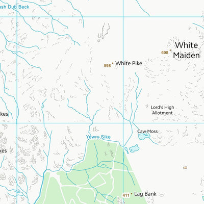 UK Topographic Maps South Lakeland District (SD29) digital map