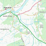 UK Topographic Maps South Lakeland District (SD38) digital map