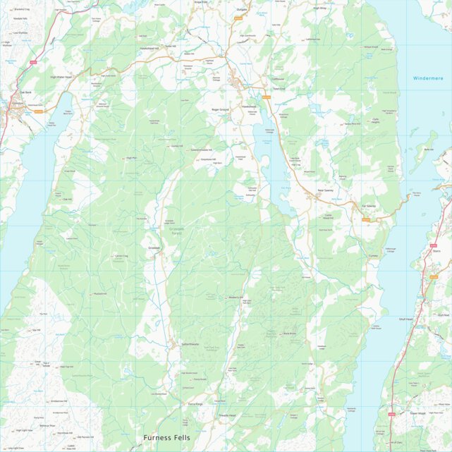 South Lakeland District (SD39) Map by UK Topographic Maps | Avenza Maps