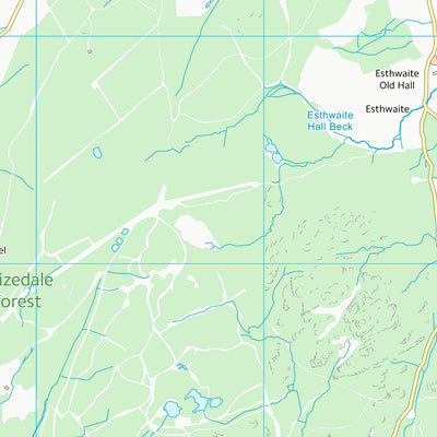 UK Topographic Maps South Lakeland District (SD39) digital map