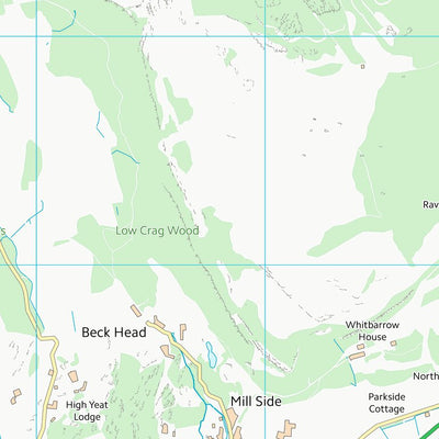 UK Topographic Maps South Lakeland District (SD48) digital map