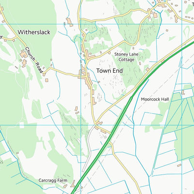 UK Topographic Maps South Lakeland District (SD48) digital map