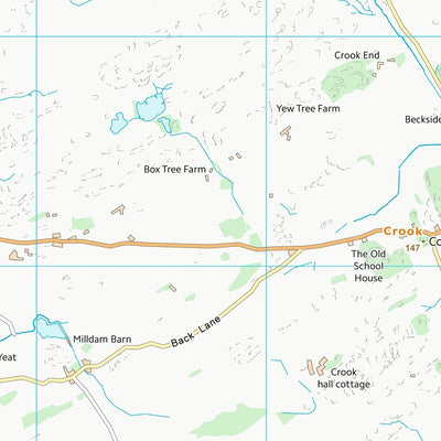 UK Topographic Maps South Lakeland District (SD49) digital map
