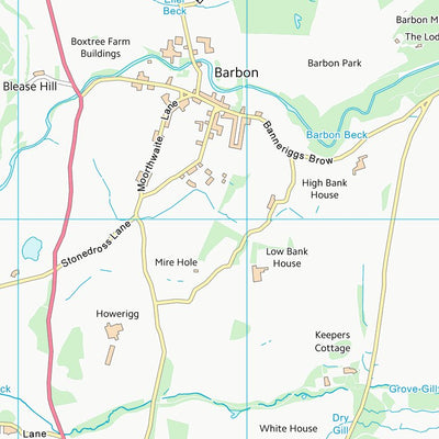 UK Topographic Maps South Lakeland District (SD68) digital map