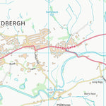 UK Topographic Maps South Lakeland District (SD69) digital map