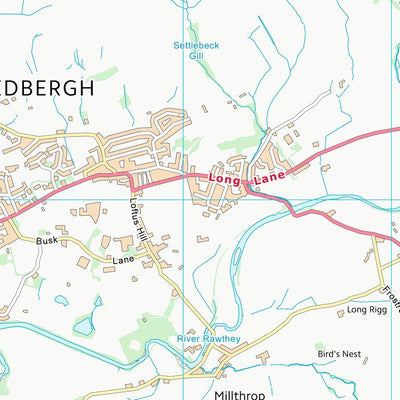 UK Topographic Maps South Lakeland District (SD69) digital map