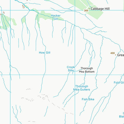 UK Topographic Maps South Lakeland District (SD78) digital map