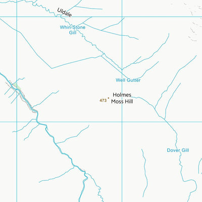 UK Topographic Maps South Lakeland District (SD79) digital map