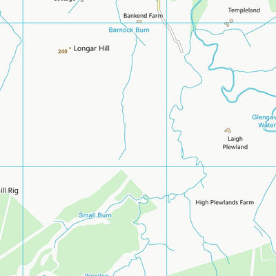 UK Topographic Maps South Lanarkshire (NS63) digital map