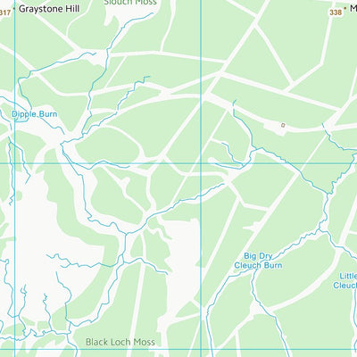 UK Topographic Maps South Lanarkshire (NS63) digital map