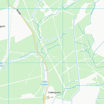 UK Topographic Maps South Lanarkshire (NS64) digital map