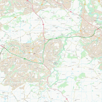 UK Topographic Maps South Lanarkshire (NS65) digital map