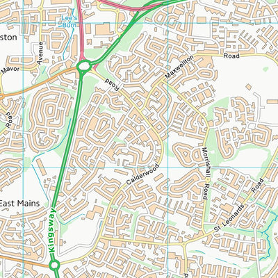 UK Topographic Maps South Lanarkshire (NS65) digital map