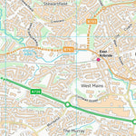UK Topographic Maps South Lanarkshire (NS65) digital map