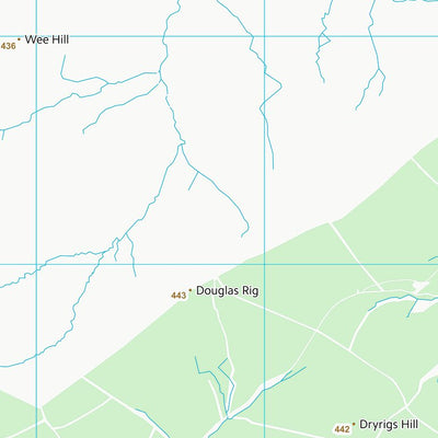 UK Topographic Maps South Lanarkshire (NS72) digital map