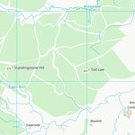 UK Topographic Maps South Lanarkshire (NS73) digital map