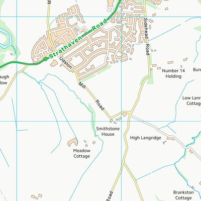 UK Topographic Maps South Lanarkshire (NS74) digital map