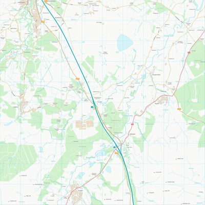 UK Topographic Maps South Lanarkshire (NS83) digital map