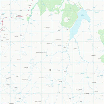 UK Topographic Maps South Lanarkshire (NS90) digital map