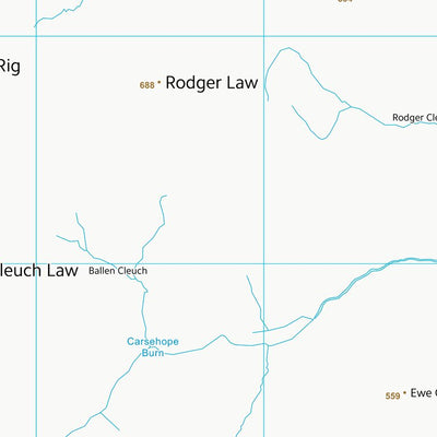 UK Topographic Maps South Lanarkshire (NS90) digital map