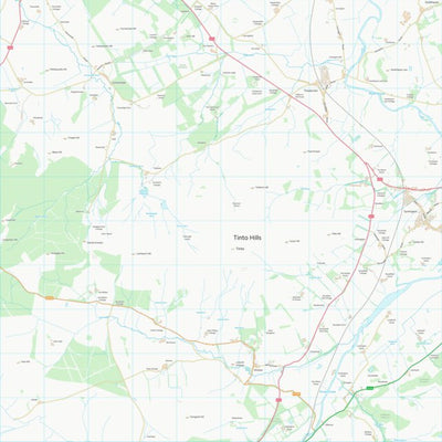UK Topographic Maps South Lanarkshire (NS93) digital map