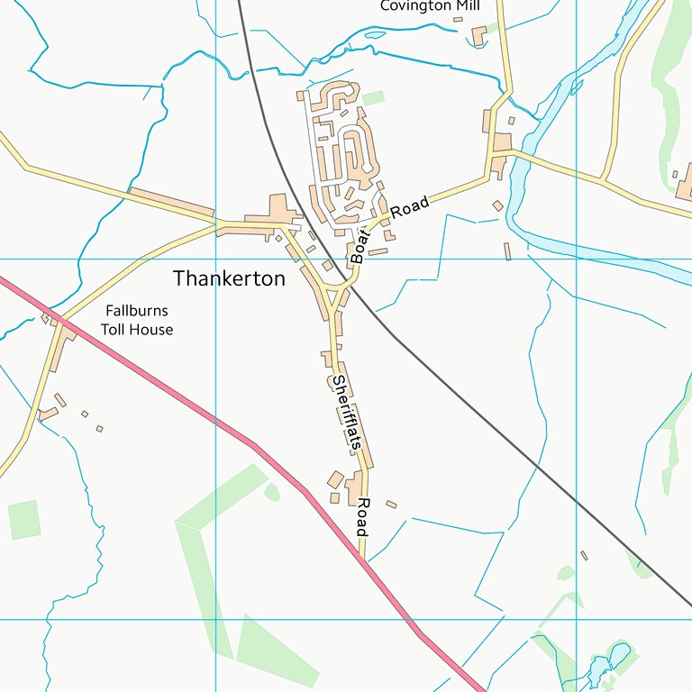 South Lanarkshire (NS93) Map by UK Topographic Maps | Avenza Maps