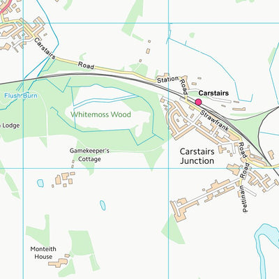 UK Topographic Maps South Lanarkshire (NS94) digital map